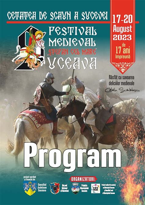 festivalul medieval suceava|Programul complet al Festivalului de Artă